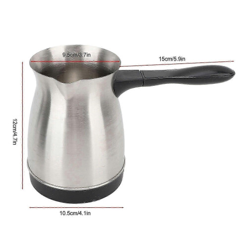 Electric Turkish Coffee Maker 600ml Stainless Steel 2