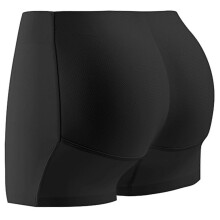 (XL, Black) Breathable Butt Lifting Low Rise Panties for Women Padded Underwear Seamless Butt Pads Hip Enhancer Shapewear Boyshorts color XL