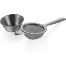 1set Fine Mesh Strainer Cookware Fine Coffee with Handle Kongfu Stainless Steel