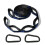 2-Pack Blue Outdoor Multi-Loop Portable Camping Hammock Straps with 2 Black Buckles 1