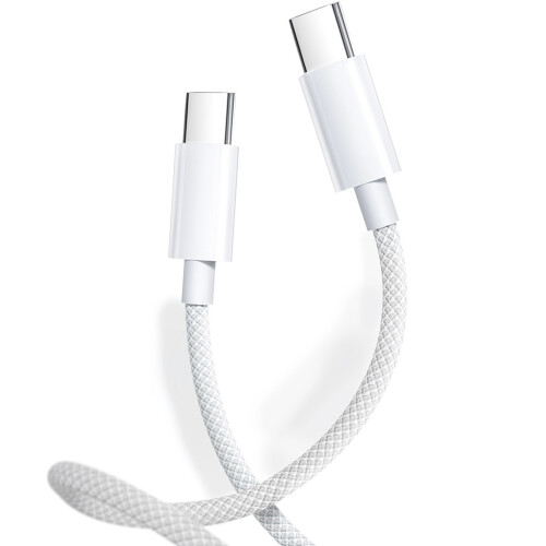 2 m USB-C-auf-C-Kabel, 2er-Pack White 1