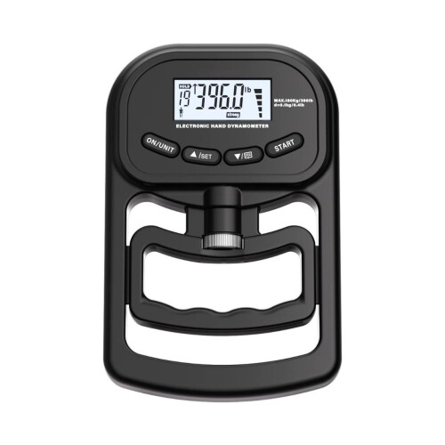 180kg Rechargeable Electronic Hand Dynamometer Grip Strength Tester Black 1