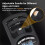 180kg Rechargeable Electronic Hand Dynamometer Grip Strength Tester Black 4