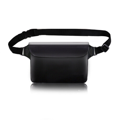 Wasserdichte Hüfttasche / Handytasche schwarz