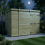 10 x 6 Pent Shed Tanalised (Double Door, No Windows) 3