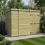 10 x 6 Pent Shed Tanalised (Double Door, No Windows) 1