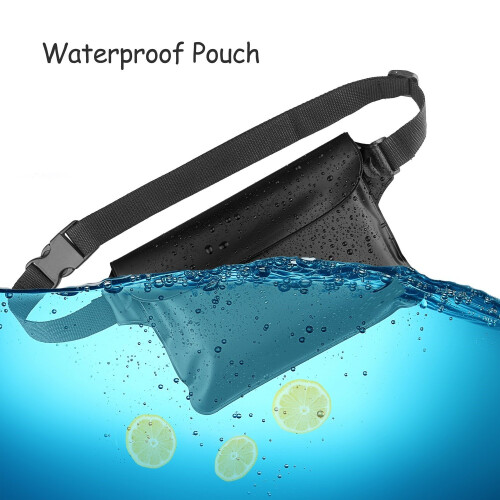 Wasserdichte Hüfttasche / Handytasche schwarz 1