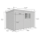 10 x 6 Pent Shed Tanalised (Double Door, With Windows) 4