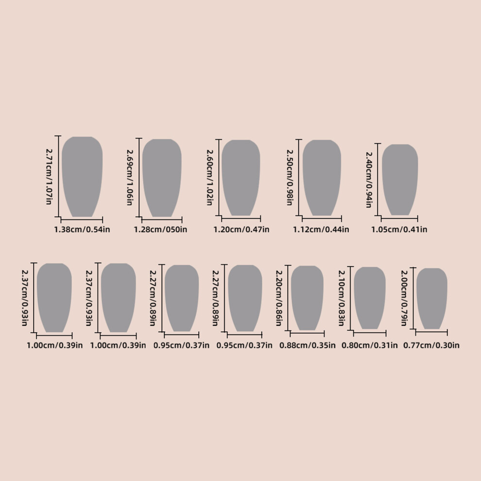 Zhouq-Outdoors 24Pcs Cat Eye Fake Nails - Durable Party Nails