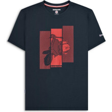 (S, Navy) Lambretta Mens Scooter Graphic Short Sleeve T-Shirt