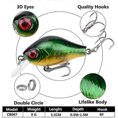 55cm/8g Bionic Lures Roadrunner Rock Lures Hot Stamped Outer Laser Lure Set 2