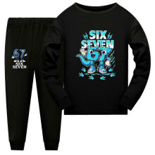 (150) Uk Kids 67 Six Seven Steal A Brainrot Boys Girls Pyj amas Nightwear Outfits Sets