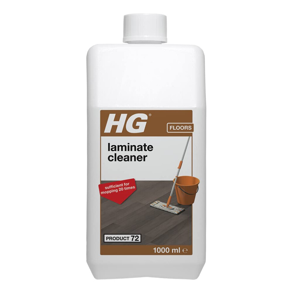 Hg Laminate Floor Cleaner - Concentrated, Freshly Scented Solution For All Laminate Floors, Includi