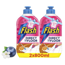 Flash Direct to Floor Berry & Cherry Blossom All Purpose Floor Cleaner 2x800ML