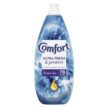Comfort Ultra Fresh & Protect Fresh Sky Fabric Conditioner softener with Pro-Fibre Technology Prote