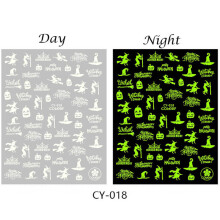 (CY-018) Glow Nagelsticker DIY Maniküre Damen