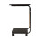 Living And Home C-Shaped Side Table with Storage Bag, Black 4