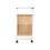 Living And Home C-Shaped Side Table with Storage Bag, White 5