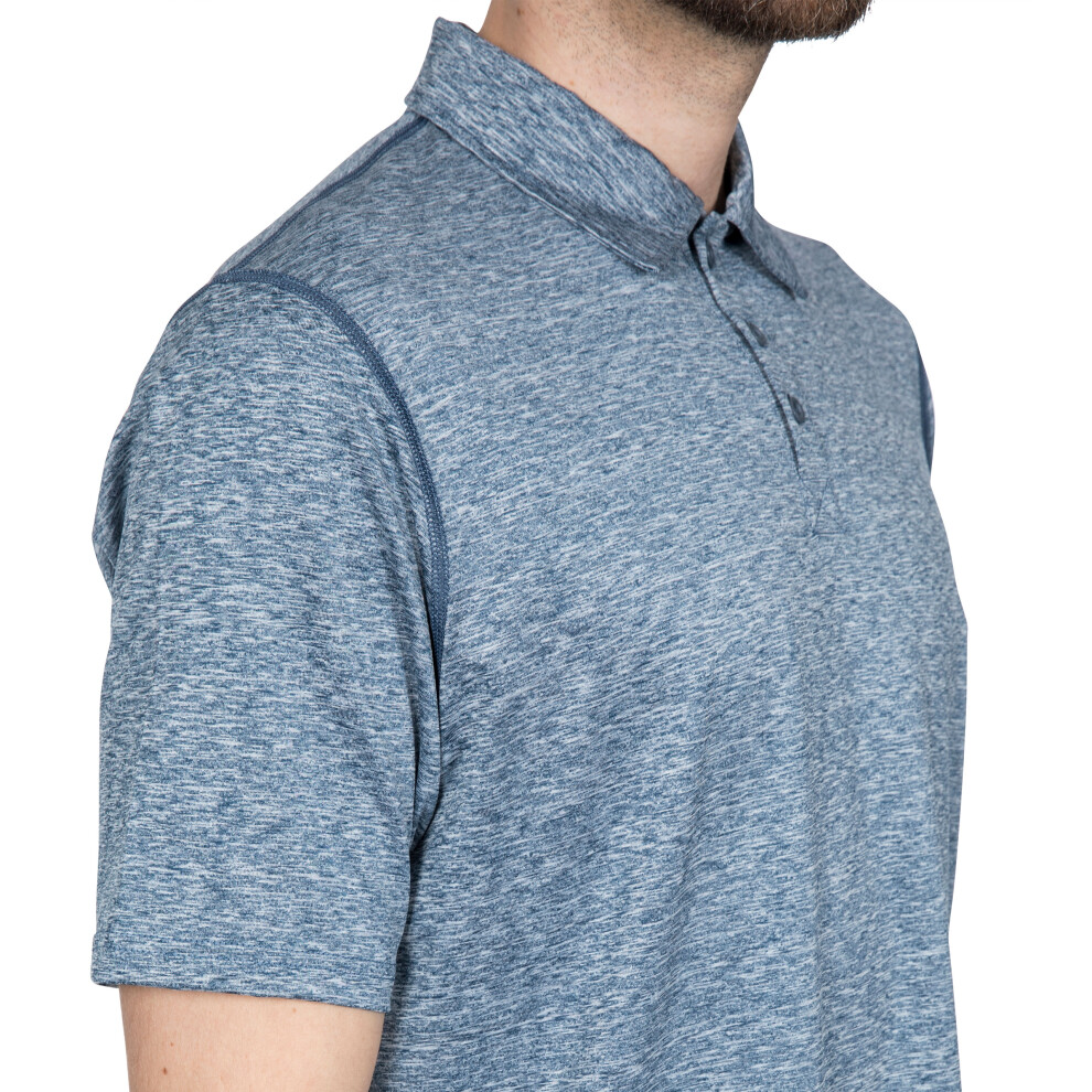 Trespass (S, Navy) Mens Quick Dry Polo Shirt - Monocle