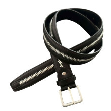 Finition Nappa lavée par ceinture réglable en PU noir pour