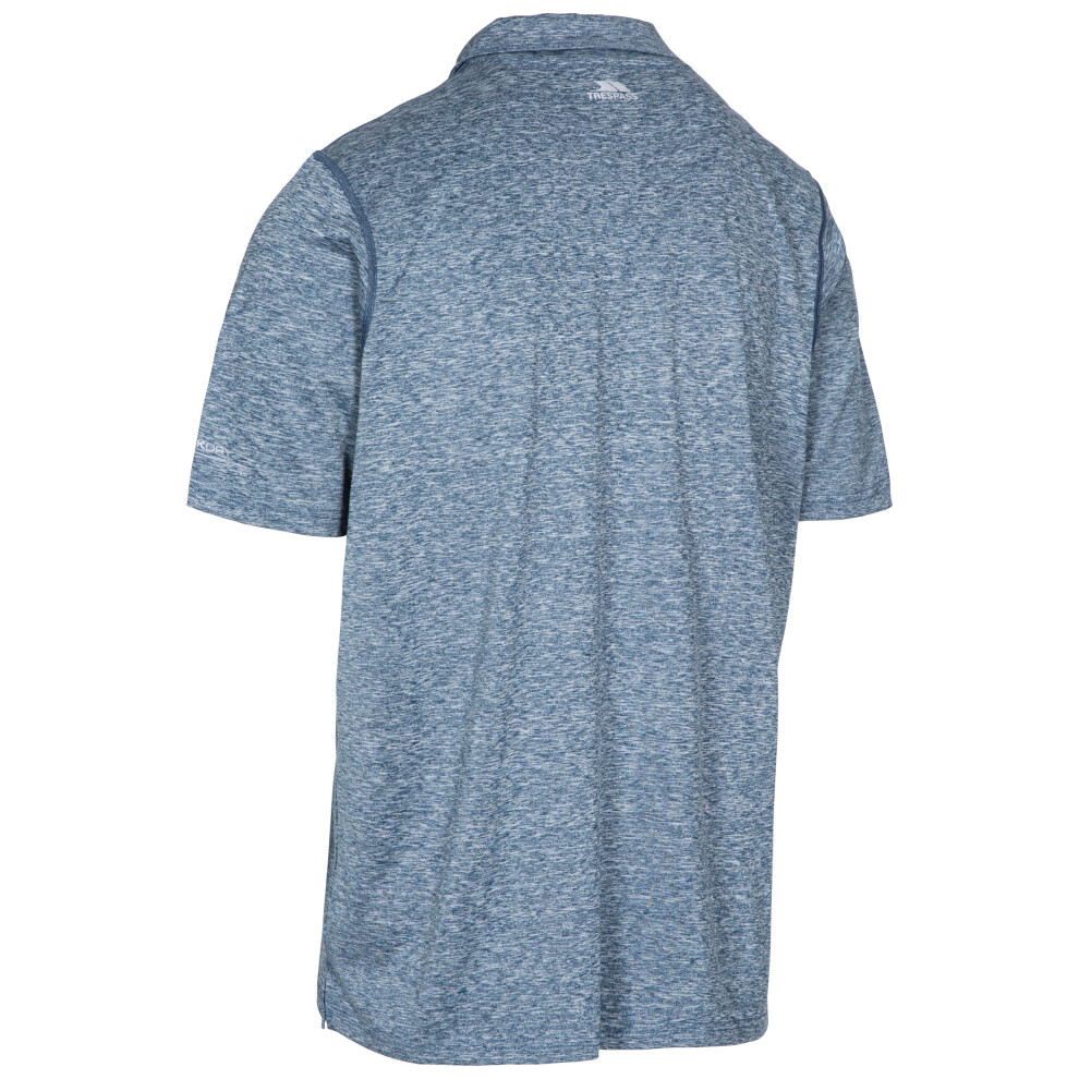 Trespass (L, Navy) Mens Quick Dry Polo Shirt - Monocle