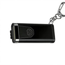 Aluminium USB-zaklamp met 4 verlichtingsmodi Alarm-Zwart