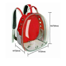 (Red) Pet Cat Dog Backpack Great Puppy Carrier Bags Space Capsule