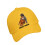 Trendy Monkey Print Baseball Hat Breathable Cotton Sun-Yellow 1