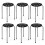 Stapelbare Metallhocker, 6er-Pack, runde Sitzfläche, 30 x 30 x 44,5 cm 1
