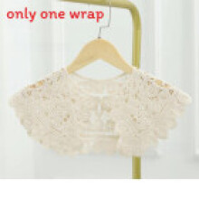 (White)Retro Vintage Handarbeit Baumwolle Häkelspitze Hals Accessoire für Frauen alle Jahreszeiten