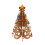 (Yellow) Arbre de Noël en Bois 3D pour Bureau 1