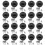 20X Slam  Hatch Round Pull  1/2 Inch Door Replace M1-63 RV Marine 1