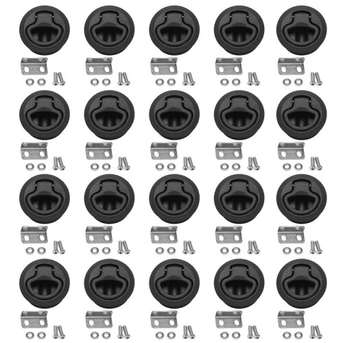 20X Slam  Hatch Round Pull  1/2 Inch Door Replace M1-63 RV Marine