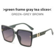 (Green)Classic Fullframe Designer Sunglasses With Uv Protection For Travel And Use Outdoor
