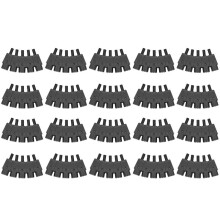 100PCS IEC 320 C13 Female Plug Adapter 3Pin Socket Power Cord Rewirable Connector