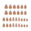 French Tip Fake Nails - Natural Edge, Stage Wear 8