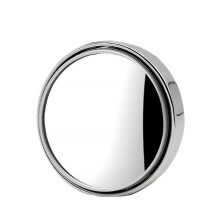 2.8-inch Round Mirror High-definition Glass 360 Wide-angle Side Rearview Mirror Aluminum Frame Universal 2 Pieces