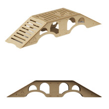 Wooden Simulation Off-Road Obstacles for 1/16 1/18 1/24 RC Crawler Model Car Adult Children'S Toys Assembly Prop SG-PP01