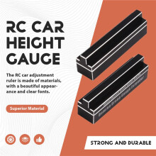 RC Car Height Ruler Tool Chassis Droop Gauge Support Blocks Chassis Measureing Gauge Kit for 1/10 RC Car