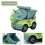 (A) Disassembly Assembly Dinosaur Toy Set Screw Nut Combination Assembling Dinosaur Model Educational Toy 1