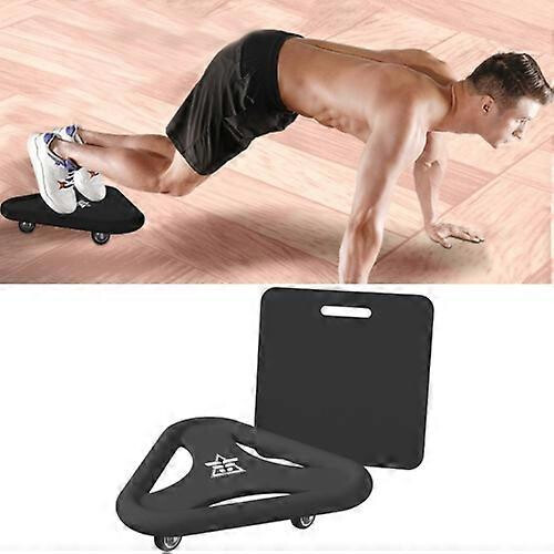 (Black) Fitness Multi-function Universal Triangle Abdominal Plate