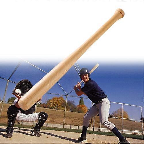 (64cm) Heavy-Duty Solid Wood Baseball Bat