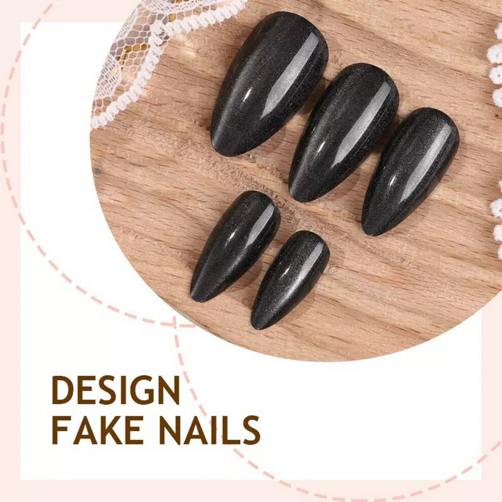 Reach-Tools 24Pcs Long Lasting Solid Color Fake Nails