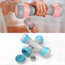 (4kg, Blue) Ladies Home Adjustable Weight Fitness Dumbbells Arm Muscle Shaper
