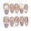 (XS) Kit Ongles Press-On Chat Rose DIY 1