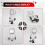 For Insta 360 X3 Waterproof Case Action Camera Accessories Diving Case 50 Meter Panoramic Camera Protective Case 7