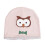 (Pink) Bonnet Hibou Coton Bébé Garçon Fille Doux 2