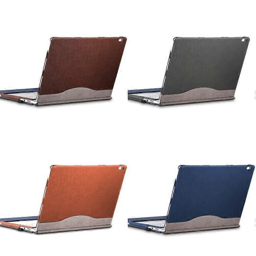 (Brown) PU Leather Laptop Protective Sleeve For Microsoft Surface Book 2 15 inches 1