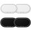 4PCS Double Drum Pedal Patches, Self-Adhesive Drumhead Protector Stickers Mute Pad, Kick Drum Patch 1
