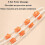 (Yellow) Shoulder Neck&Back Dredging Meridian Manual Roller Massager 4